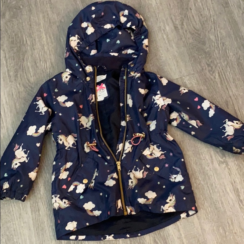 Cute unicorn raincoat